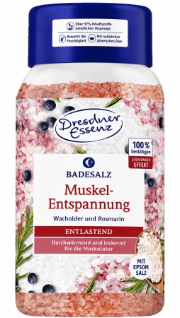 Dresdner Essenz Muscle Therapy Einebær og Rosmarin Badesalt