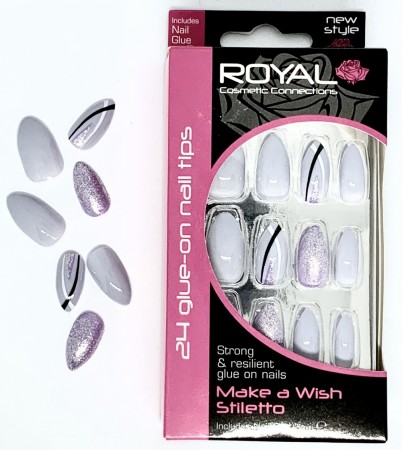 ROYAL Make a Wish Stiletto False Nails