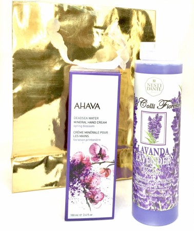 AHAVA Hand Cream + NESTI DANTE Lavender Shower m/Gavepose