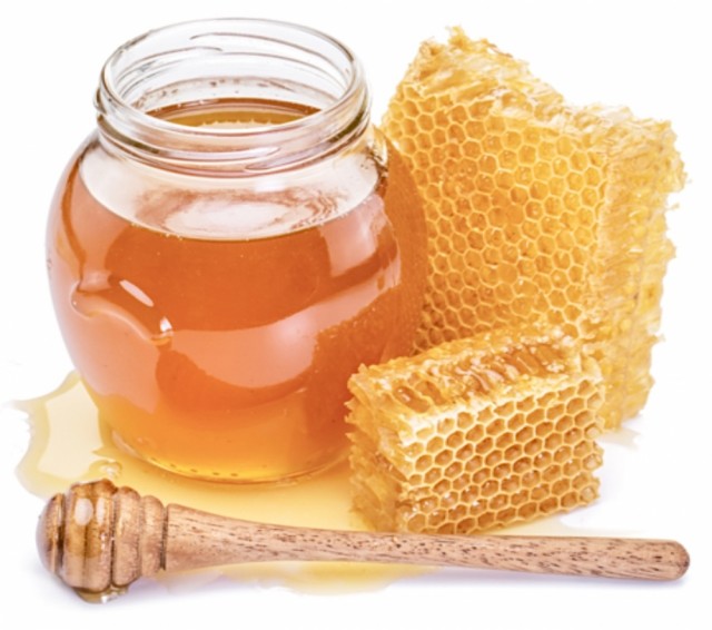 med hudpleiende ekte honning