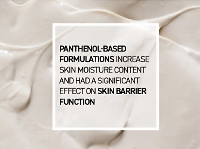 Panthenol (provitamin B) beskytter huden