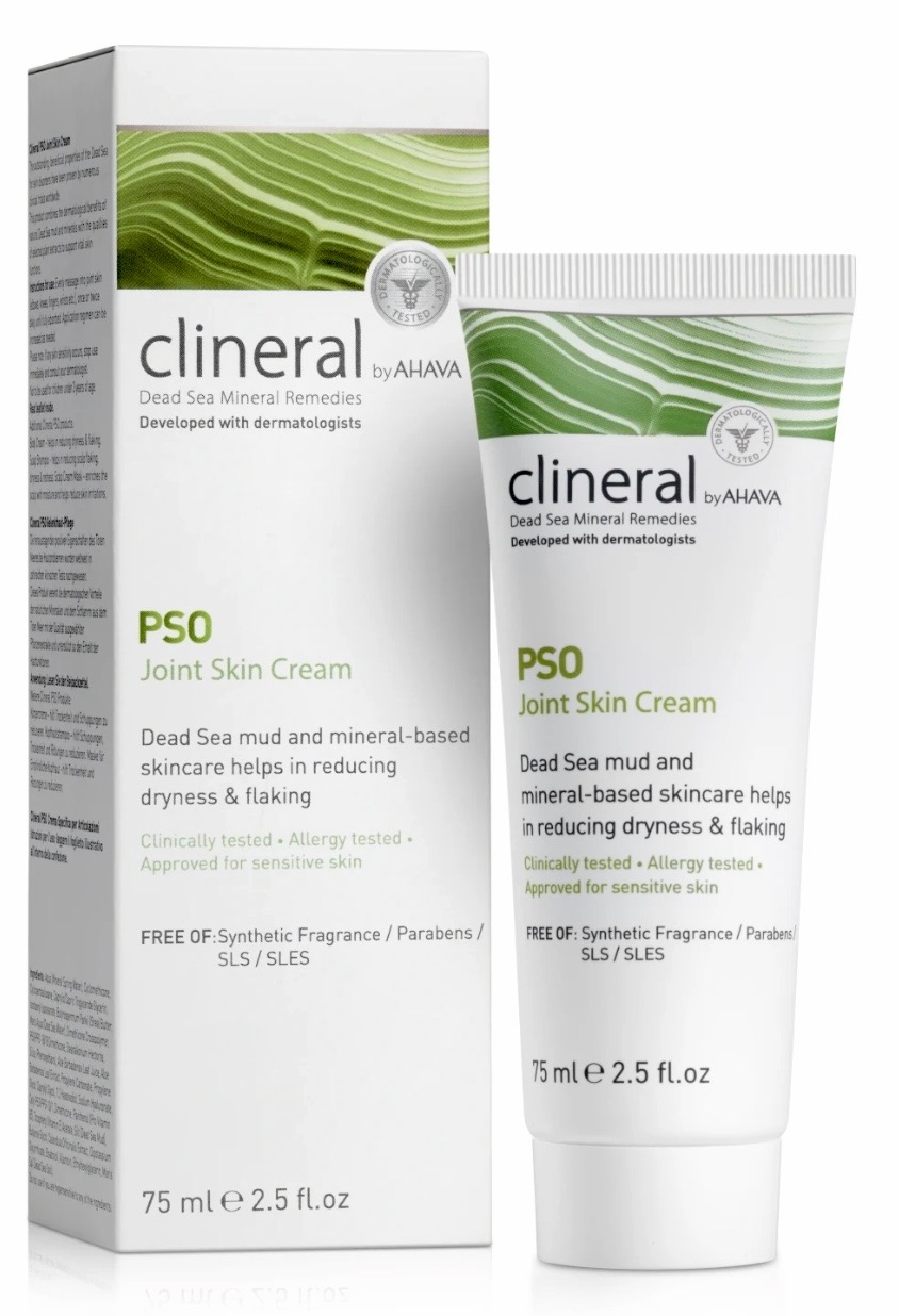 Body Cream utviklet for å motvirke psoriasis og eksem ved utsatte områder som albuer, kne og ankler/hæler. Inneholder Dead Sea Mud, Shea Butter, Aloe Vera og ringblomstolje. Klinisk allergitestet og uten parfyme, sulfater, alkohol og parabener. 75ml